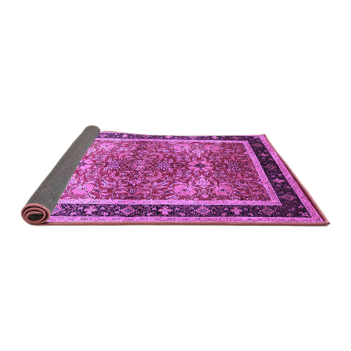 Sideview of Oriental Purple Traditional Rug, urb899pur