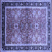 Square Oriental Blue Traditional Rug, urb899blu