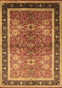Oriental Brown Traditional Rug, urb899brn