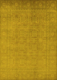 Oriental Yellow Traditional Rug, urb900yw