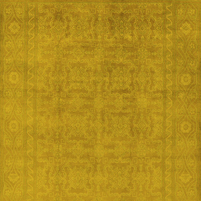 Oriental Yellow Traditional Rug, urb900yw