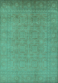 Oriental Turquoise Traditional Rug, urb900turq