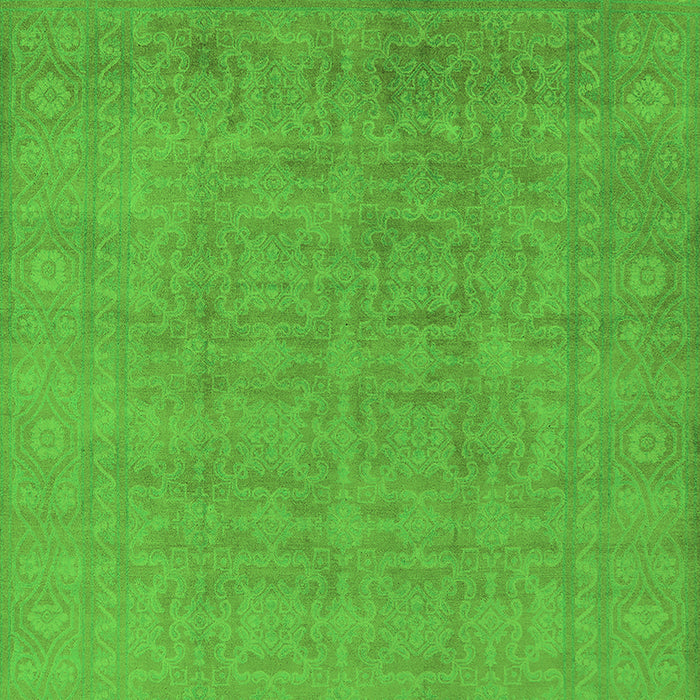 Oriental Green Traditional Rug, urb900grn