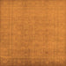 Square Oriental Orange Traditional Rug, urb900org
