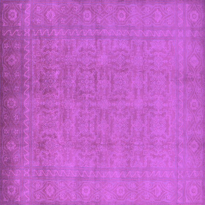 Square Oriental Purple Traditional Rug, urb900pur