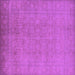 Square Oriental Purple Traditional Rug, urb900pur