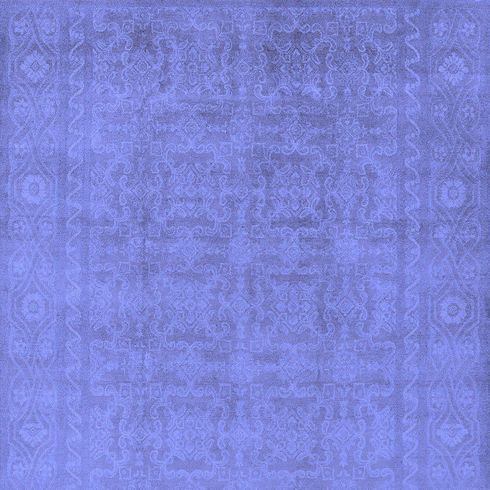 Machine Washable Oriental Blue Traditional Rug, wshurb900blu