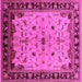Square Oriental Pink Traditional Rug, urb901pnk