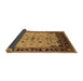 Sideview of Oriental Brown Traditional Rug, urb901brn