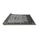 Sideview of Oriental Gray Traditional Rug, urb901gry