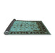 Sideview of Oriental Light Blue Traditional Rug, urb901lblu