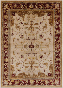 Machine Washable Industrial Modern Saddle Brown Rug, wshurb901