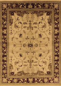 Oriental Brown Traditional Rug, urb901brn