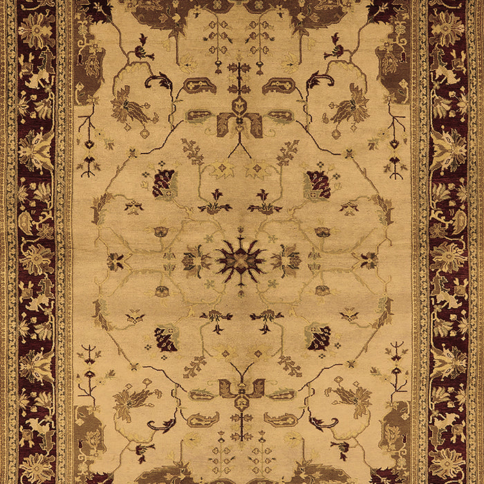 Oriental Brown Traditional Rug, urb901brn