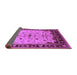 Sideview of Oriental Purple Traditional Rug, urb901pur