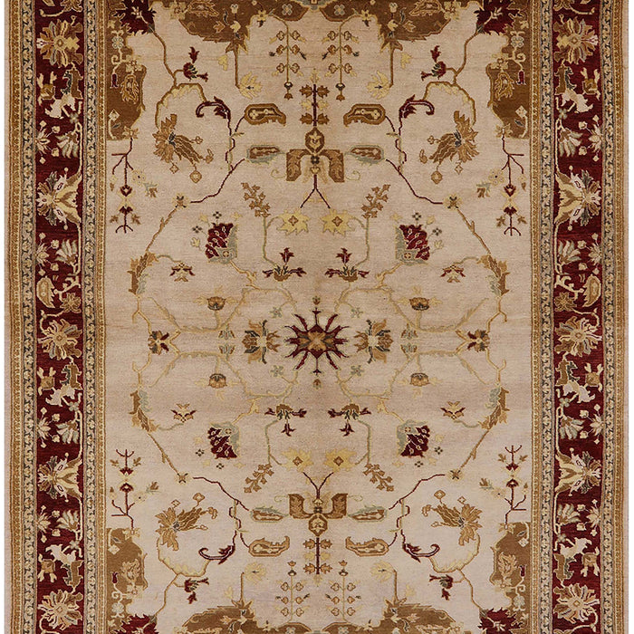 Mid-Century Modern SaddleBrown Oriental Rug, urb901