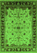 Oriental Green Traditional Rug, urb901grn