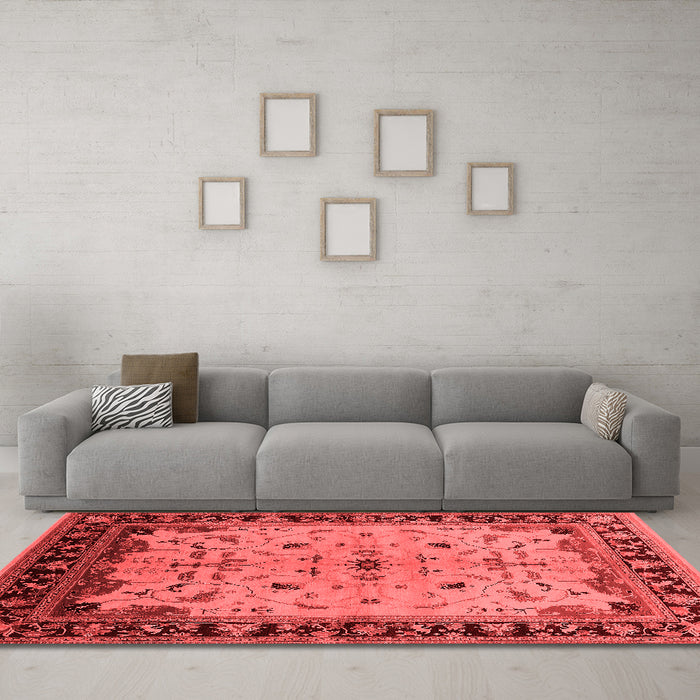 Traditional Red Washable Rugs