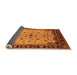 Sideview of Oriental Orange Traditional Rug, urb901org