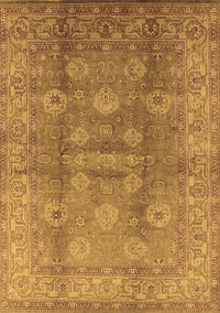 Oriental Brown Traditional Rug, urb902brn