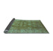 Sideview of Oriental Light Blue Traditional Rug, urb902lblu