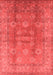 Oriental Red Traditional Area Rugs