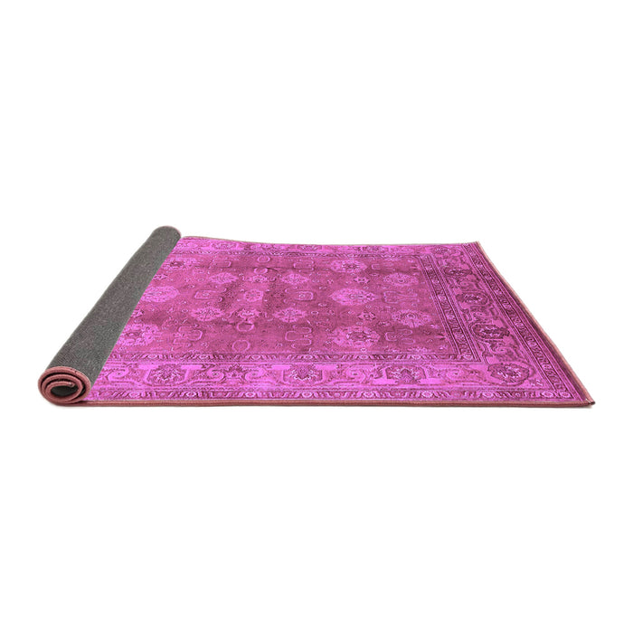 Sideview of Oriental Purple Traditional Rug, urb902pur
