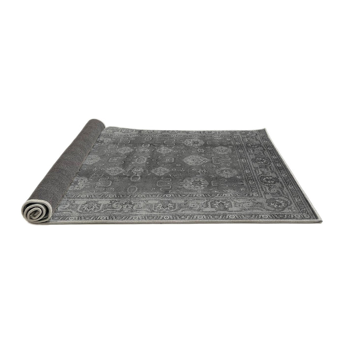 Sideview of Oriental Gray Traditional Rug, urb902gry