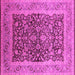 Square Oriental Pink Industrial Rug, urb903pnk