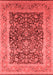 Oriental Red Industrial Area Rugs