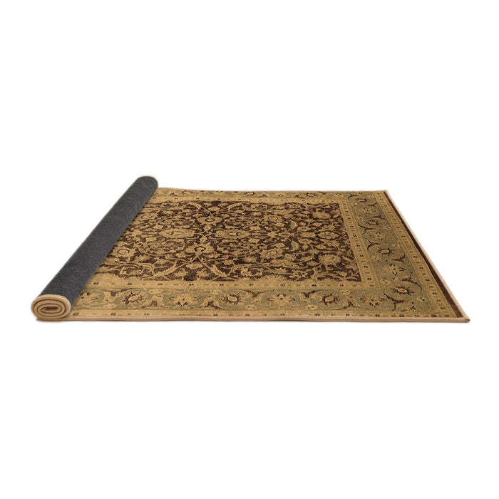 Sideview of Oriental Brown Industrial Rug, urb903brn