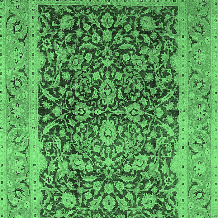 Oriental Emerald Green Industrial Rug, urb903emgrn