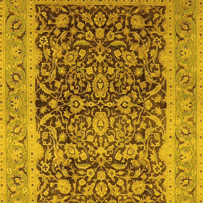 Oriental Yellow Industrial Rug, urb903yw