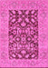 Oriental Pink Traditional Rug, urb904pnk