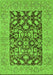 Oriental Green Traditional Rug, urb904grn
