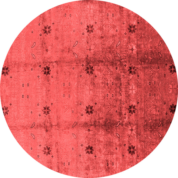 Machine Washable Oriental Red Industrial Rug, wshurb905red