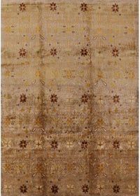 Machine Washable Industrial Modern Peru Brown Rug, wshurb905