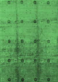 Oriental Emerald Green Industrial Rug, urb905emgrn