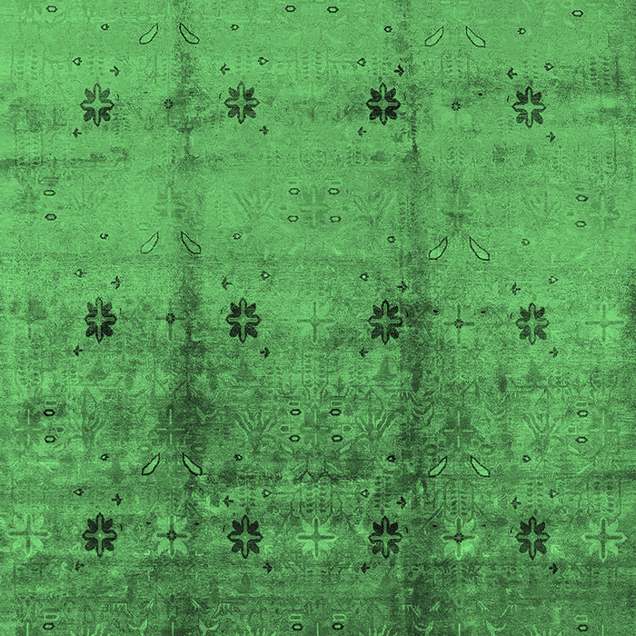 Oriental Emerald Green Industrial Rug, urb905emgrn