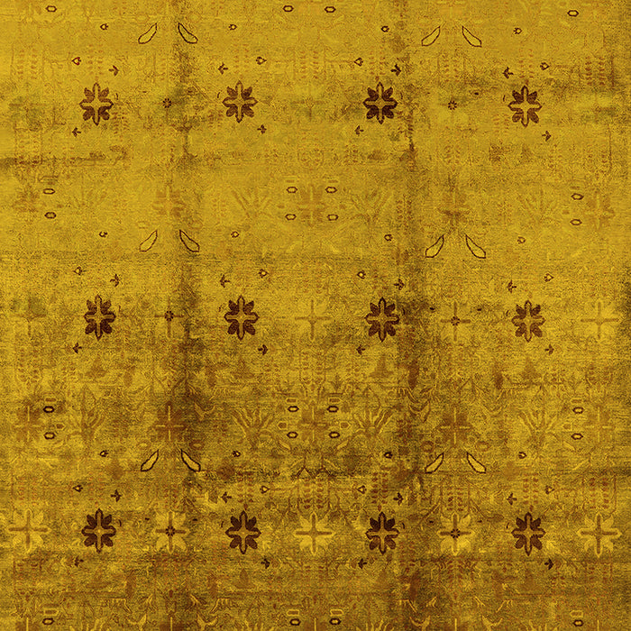 Oriental Yellow Industrial Rug, urb905yw