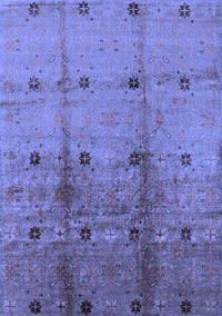 Oriental Blue Industrial Rug, urb905blu