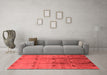 Industrial Red Washable Rugs