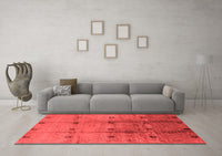 Machine Washable Oriental Red Industrial Rug, wshurb905red