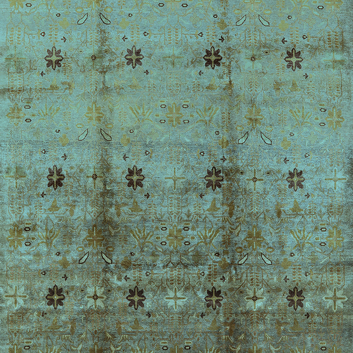 Oriental Light Blue Industrial Rug, urb905lblu