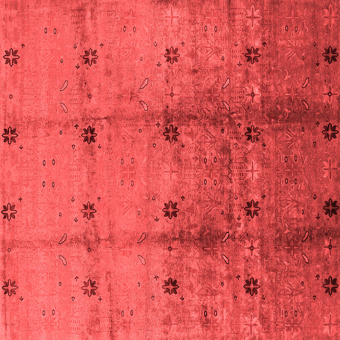 Machine Washable Oriental Red Industrial Rug, wshurb905red