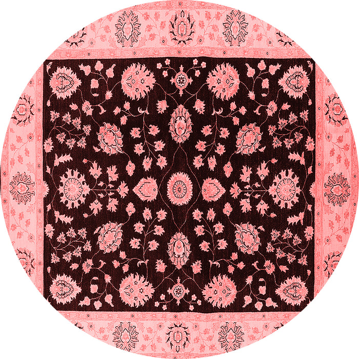 Machine Washable Oriental Red Traditional Rug, wshurb906red