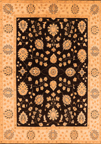 Oriental Orange Traditional Rug, urb906org