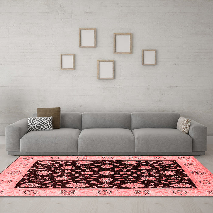 Traditional Red Washable Rugs