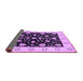 Sideview of Oriental Purple Traditional Rug, urb906pur