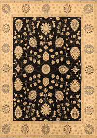 Oriental Brown Traditional Rug, urb906brn